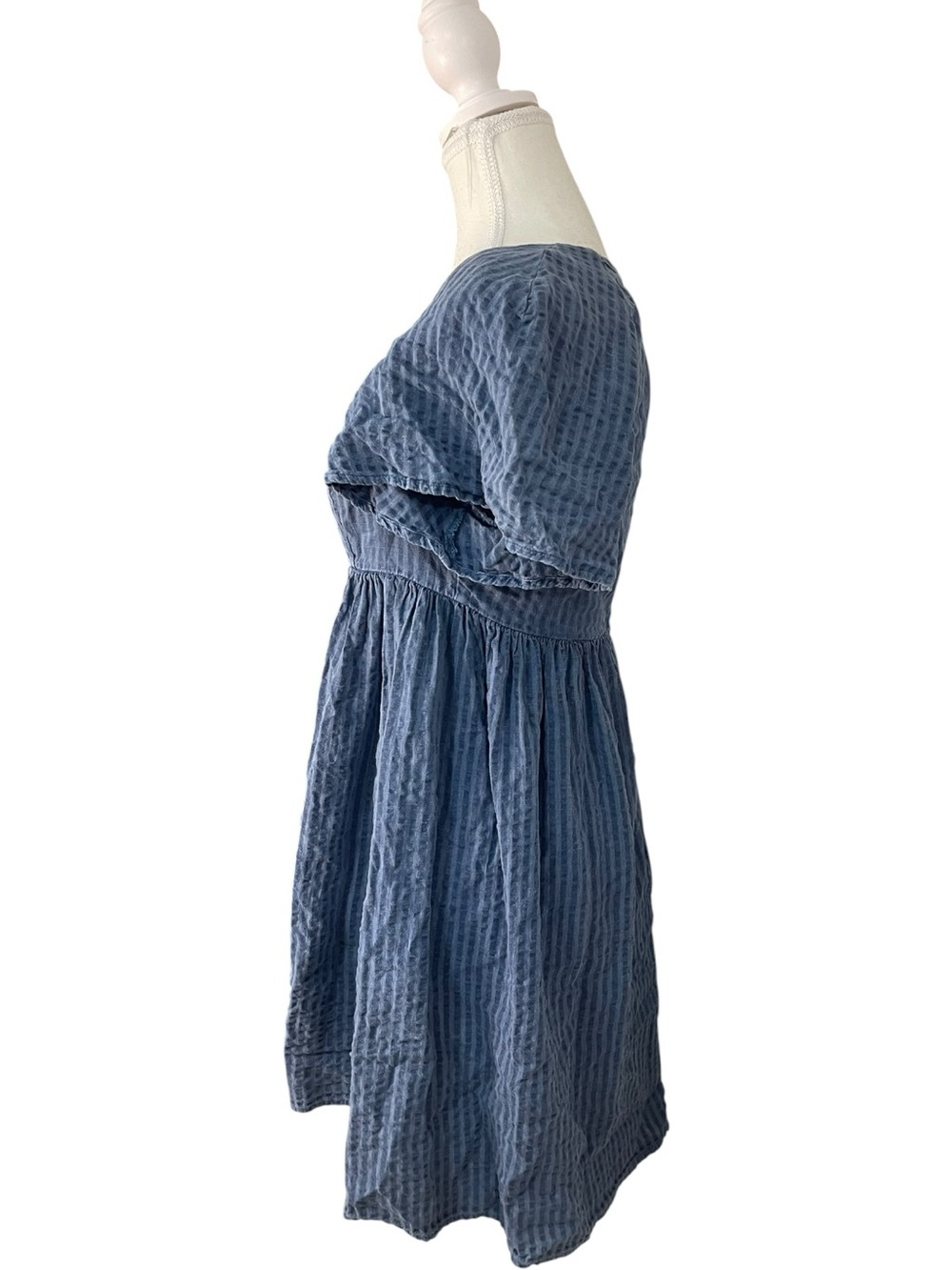 Urban Outfitters Saturday Morning Frock Dress Blue - Picture 4 of 14